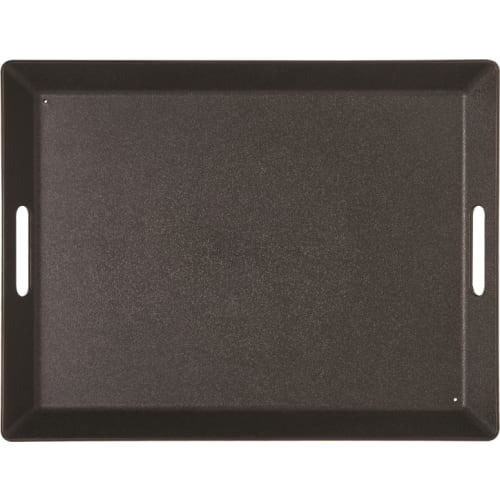 Rectangular Plastic Room Service Tray, Black